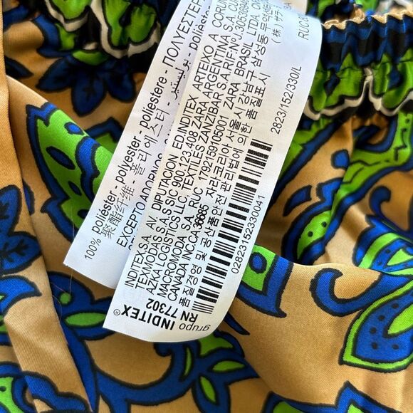 NWOT ⭐️Viral Zara 2 piece set, shirt and pants, Sz L $159 E40 - Picture 12 of 15